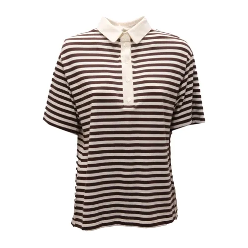 Seventy - Tops > T-Shirts - Brown - Seventy - Modalova