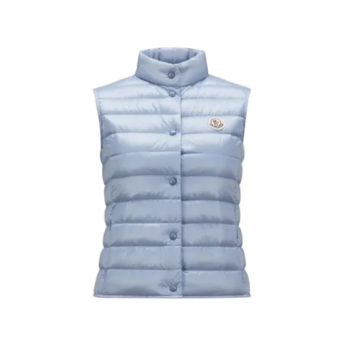 Moncler - Jackets > Vests - Blue - Moncler - Modalova