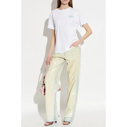 Diesel - Tops > T-Shirts - White - Diesel - Modalova