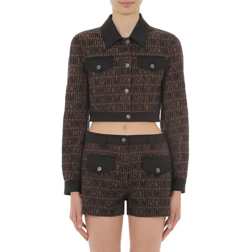 Jackets > Denim Jackets - - Moschino - Modalova