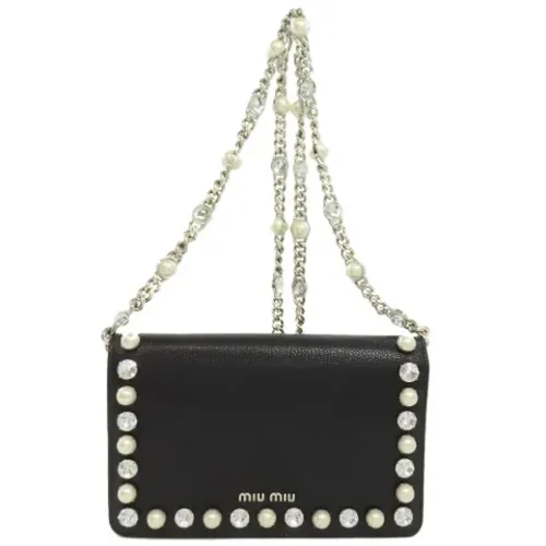 Pre-owned > Pre-owned Bags > Pre-owned Cross Body Bags - - Miu Miu Pre-owned - Modalova