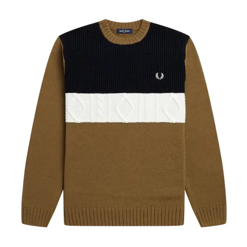 Knitwear > Round-neck Knitwear - - Fred Perry - Modalova