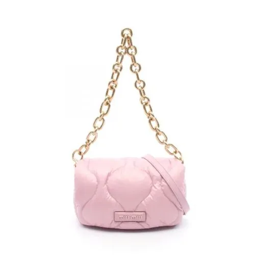 Pre-owned > Pre-owned Bags > Pre-owned Shoulder Bags - - Miu Miu Pre-owned - Modalova