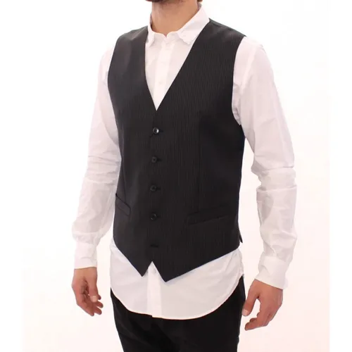 Suits > Suit Vests - - Dolce & Gabbana - Modalova