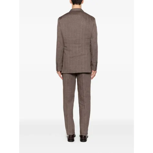 Suits > Suit Sets > Double Breasted Suits - - Brunello Cucinelli - Modalova