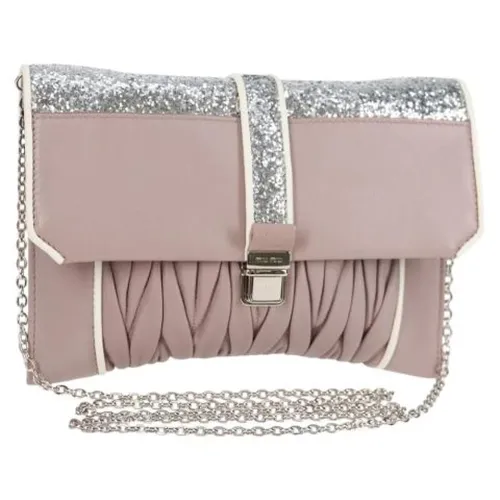 Pre-owned > Pre-owned Bags > Pre-owned Shoulder Bags - - Miu Miu Pre-owned - Modalova