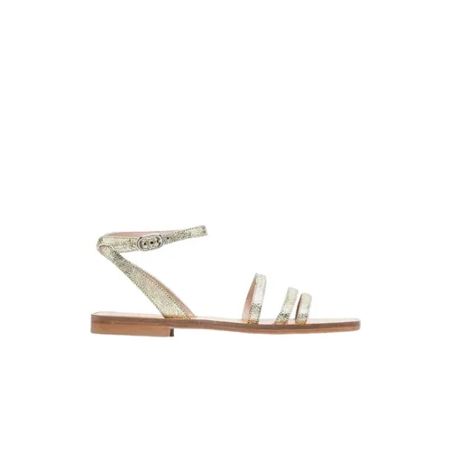 Shoes > Sandals > Flat Sandals - - Scarosso - Modalova