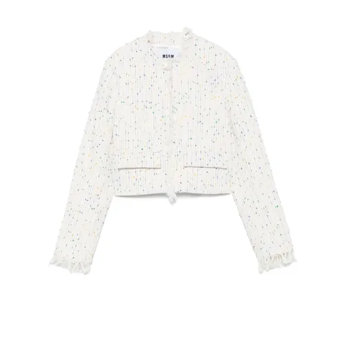 Jackets > Light Jackets - - Msgm - Modalova