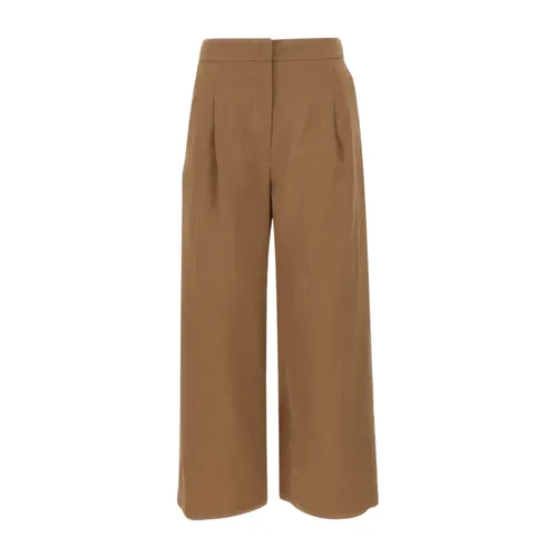 Trousers > Wide Trousers - - Max Mara Studio - Modalova