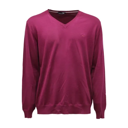 Knitwear > V-neck Knitwear - - Harmont & Blaine - Modalova