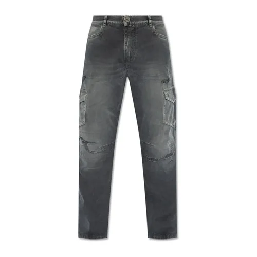 Jeans > Loose-fit Jeans - - Balmain - Modalova