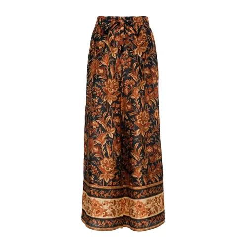 Trousers > Wide Trousers - - Zimmermann - Modalova