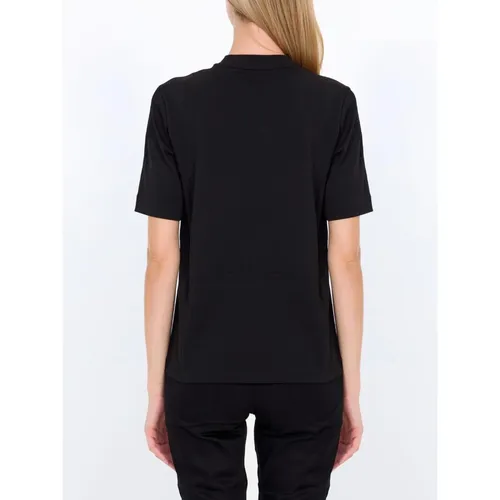 Moncler - Tops > T-Shirts - Black - Moncler - Modalova