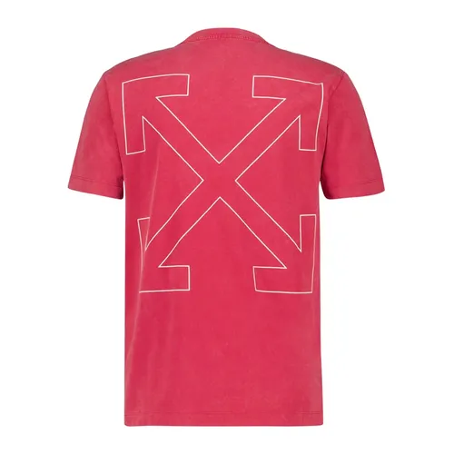 Off White - Tops > T-Shirts - Red - Off White - Modalova