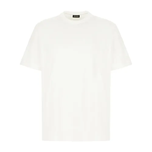 Zegna - Tops > T-Shirts - White - Zegna - Modalova