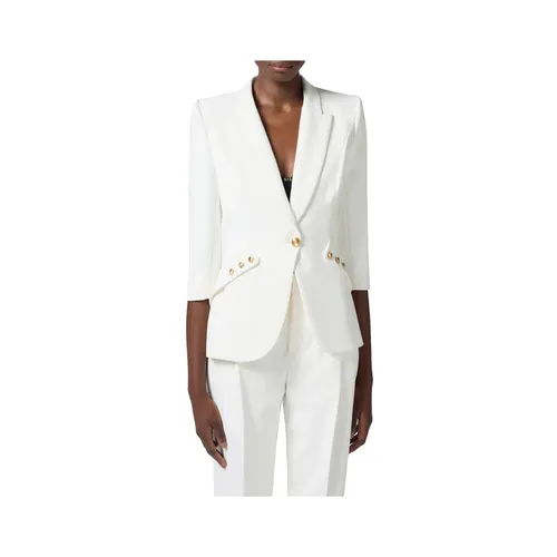 Jackets > Blazers - - Elisabetta Franchi - Modalova