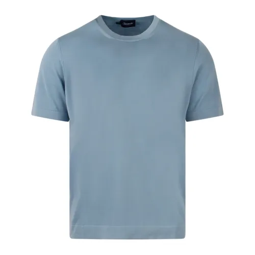 Drumohr - Tops > T-Shirts - Blue - Drumohr - Modalova
