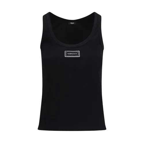 Tops > Sleeveless Tops - - Versace - Modalova