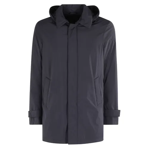 Herno - Coats > Parkas - Blue - Herno - Modalova