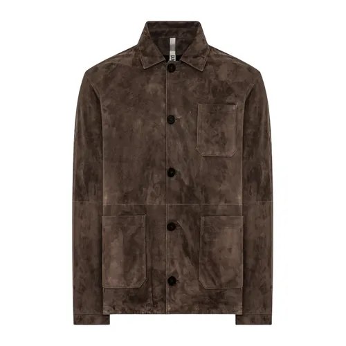 Jackets > Leather Jackets - - Duno - Modalova