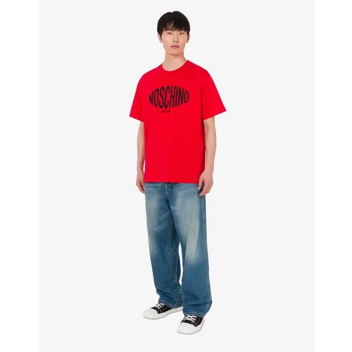 Moschino - Tops > T-Shirts - Red - Moschino - Modalova
