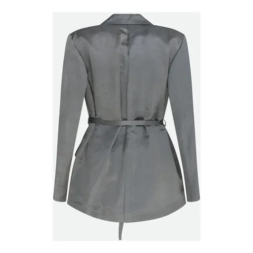 Alysi - Jackets > Blazers - Gray - Alysi - Modalova