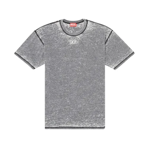 Diesel - Tops > T-Shirts - Gray - Diesel - Modalova