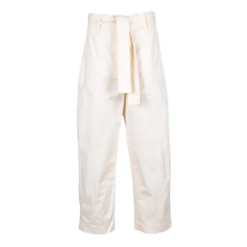 Trousers > Cropped Trousers - - Twinset - Modalova