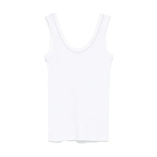 Tops > Sleeveless Tops - - Brunello Cucinelli - Modalova