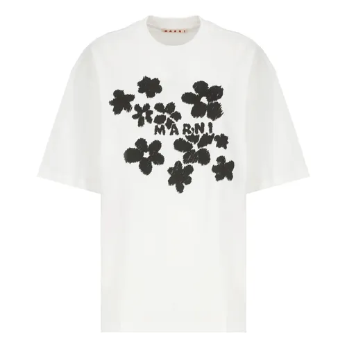 Marni - Tops > T-Shirts - White - Marni - Modalova