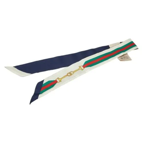 Pre-owned > Pre-owned Accessories > Pre-owned Scarves - - Gucci Vintage - Modalova