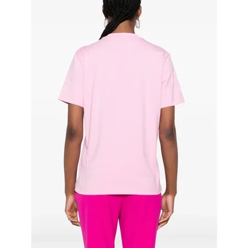 Msgm - Tops > T-Shirts - Pink - Msgm - Modalova