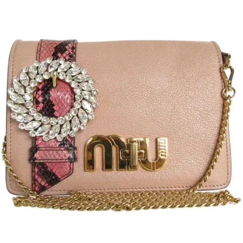 Pre-owned > Pre-owned Bags > Pre-owned Cross Body Bags - - Miu Miu Pre-owned - Modalova
