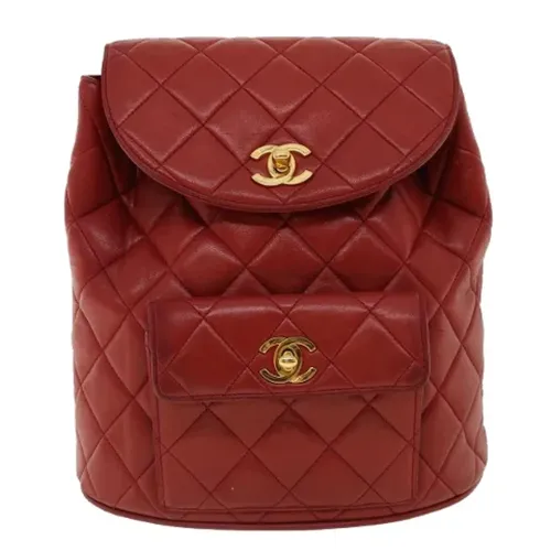Pre-owned > Pre-owned Bags > Pre-owned Backpacks - - Chanel Vintage - Modalova