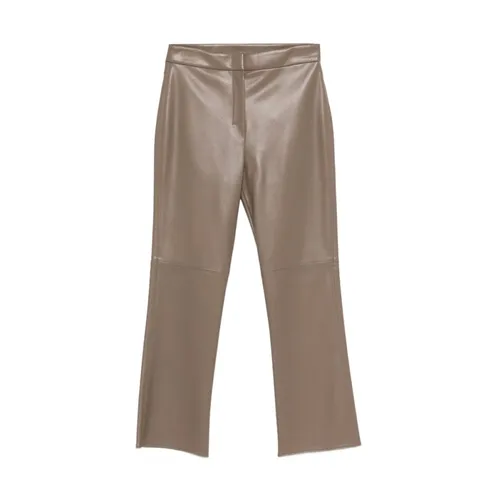 Trousers > Leather Trousers - - Max Mara - Modalova