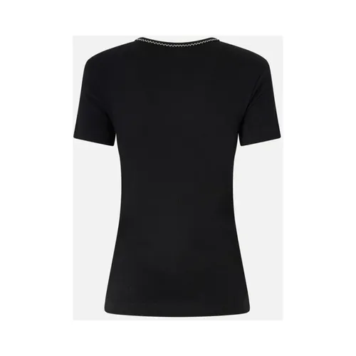 Pinko - Tops > T-Shirts - Black - Pinko - Modalova
