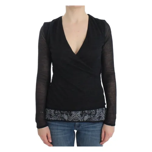 Knitwear > V-neck Knitwear - - Ermanno Scervino - Modalova