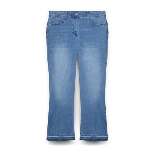 Jeans > Cropped Jeans - - Fiorella Rubino - Modalova