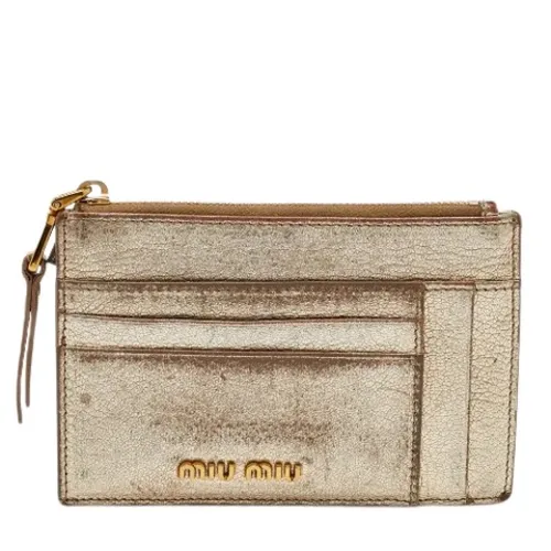 Pre-owned > Pre-owned Accessories > Pre-owned Wallets - - Miu Miu Pre-owned - Modalova