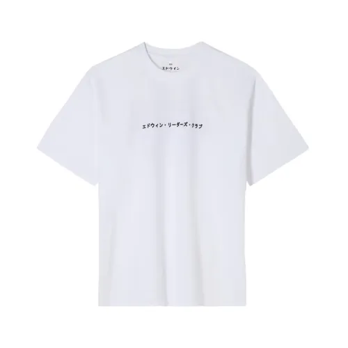 Edwin - Tops > T-Shirts - White - Edwin - Modalova