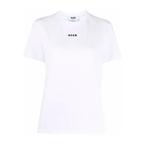 Msgm - Tops > T-Shirts - White - Msgm - Modalova