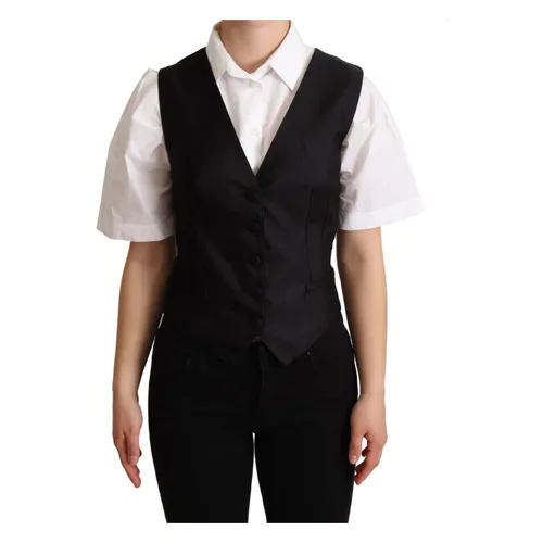 Jackets > Vests - - Dolce & Gabbana - Modalova