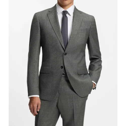 Hugo - Jackets > Blazers - Gray - Hugo - Modalova