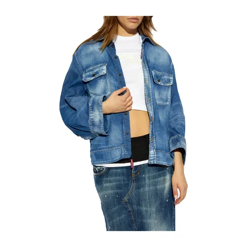 Jackets > Denim Jackets - - Dsquared2 - Modalova