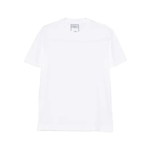 Fedeli - Tops > T-Shirts - White - Fedeli - Modalova