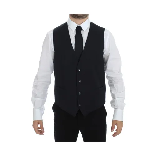 Suits > Suit Vests - - Dolce & Gabbana - Modalova