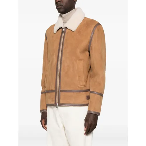 Jackets > Leather Jackets - - Dondup - Modalova