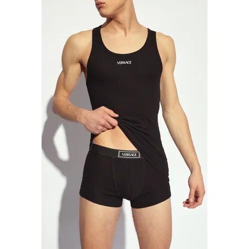 Tops > Sleeveless Tops - - Versace - Modalova