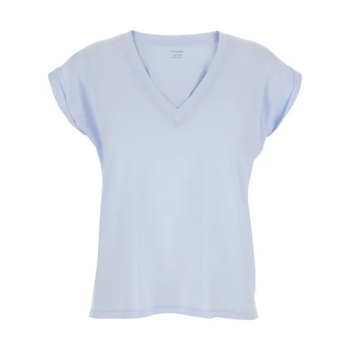 Frame - Tops > T-Shirts - Blue - Frame - Modalova