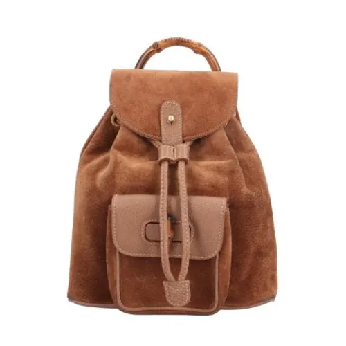 Pre-owned > Pre-owned Bags > Pre-owned Backpacks - - Gucci Vintage - Modalova